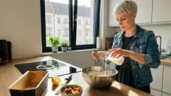 Kulich ohne Hefe: saftiger Osterkuchen mit Kefir in nur 60 Minuten