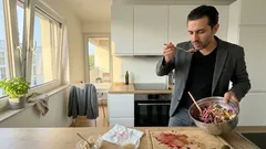 Königlicher Salat mit Rindfleisch und roter Bete – das einfache Rezept für Gäste