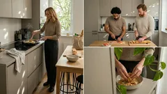 Crab-Stick-Zwiebel-Sandwich: schneller Aufstrich mit Schmand und Zitrone