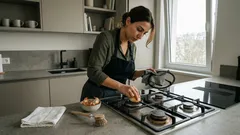 Mit einer halben Zwiebel lösen sich Beläge am Gasherd fast von selbst – wenn Sie diese Punkte beachten